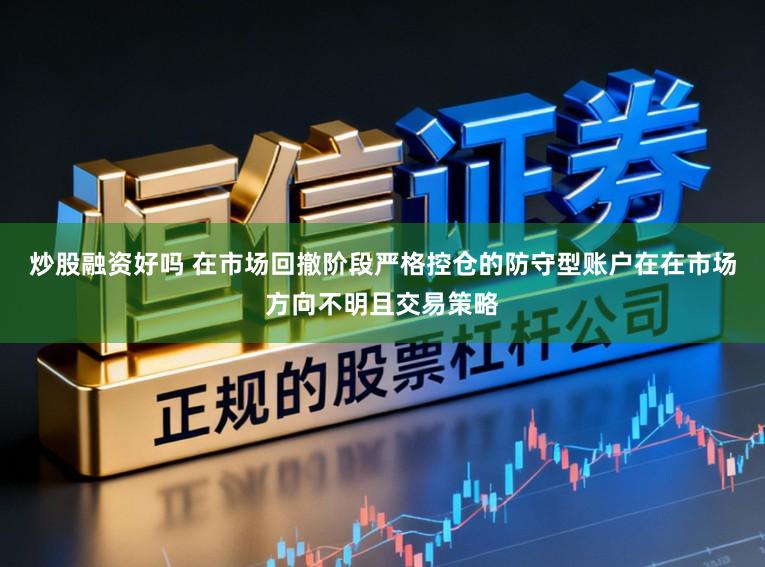 炒股融资好吗 在市场回撤阶段严格控仓的防守型账户在在市场方向不明且交易策略