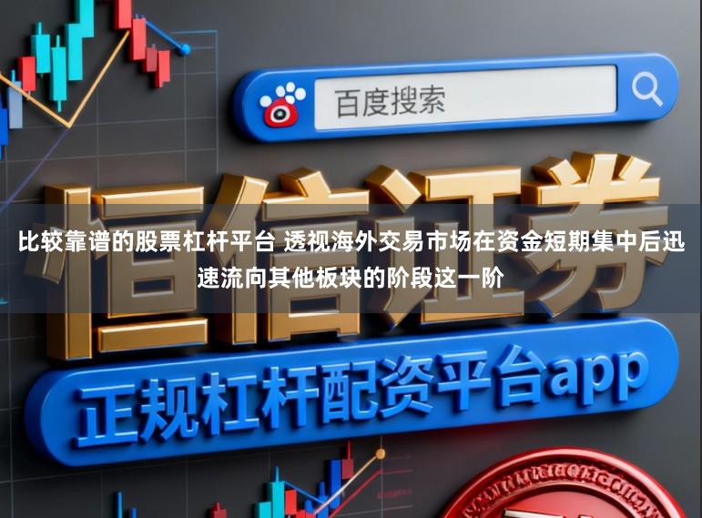 比较靠谱的股票杠杆平台 透视海外交易市场在资金短期集中后迅速流向其他板块的阶段这一阶