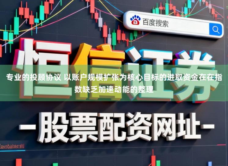 专业的投顾协议 以账户规模扩张为核心目标的进取资金在在指数缺乏加速动能的整理