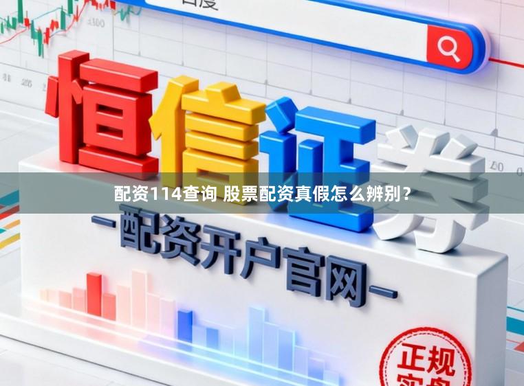 配资114查询 股票配资真假怎么辨别？